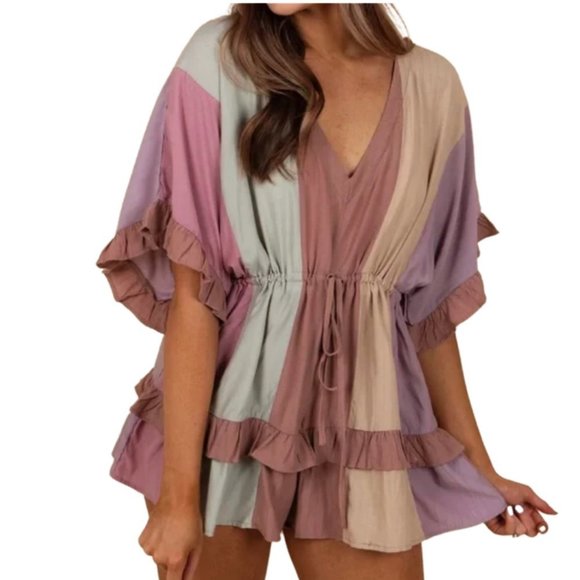 Storia Pants - STORIA Color Block Pastel Romper